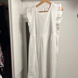 White Eyelet Dress